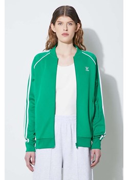 adidas Originals bluza damska kolor zielony z aplikacją  IK4030 ze sklepu PRM w kategorii Bluzy damskie - zdjęcie 170263725