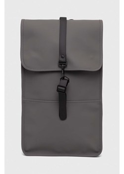 Rains plecak 13000 Backpacks kolor szary duży gładki ze sklepu PRM w kategorii Plecaki - zdjęcie 170263757