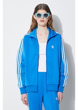 adidas Originals bluza damska kolor niebieski z aplikacją  IP0603 ze sklepu PRM w kategorii Bluzy damskie - zdjęcie 170263985