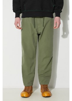 Universal Works spodnie bawełniane Hi Water Trouser kolor zielony proste 30520.BIRCH ze sklepu PRM w kategorii Spodnie męskie - zdjęcie 170264257