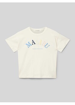 T-shirt z nadrukowanym motywem ze sklepu Peek&Cloppenburg  w kategorii Bluzki dziewczęce - zdjęcie 170265337