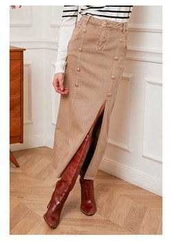 Joséfine Spódnica dżinsowa w kolorze szarobrązowym ze sklepu Limango Polska w kategorii Spódnice - zdjęcie 170267997