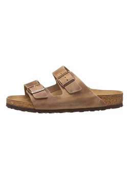 Birkenstock Skórzane klapki &quot;Arizona&quot; w kolorze jasnobrązowym ze sklepu Limango Polska w kategorii Klapki męskie - zdjęcie 170268267