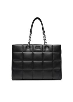 Torebka Calvin Klein Square Quilt Chain Shopper K60K612019 Ck Black BEH ze sklepu eobuwie.pl w kategorii Torby Shopper bag - zdjęcie 170268615