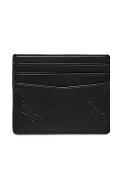 Etui na karty kredytowe Calvin Klein Jeans Logo Print Cardcase 6Cc K50K511817 Czarny ze sklepu eobuwie.pl w kategorii Etui - zdjęcie 170268849