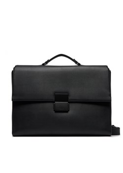 Torba na laptopa Calvin Klein Iconic Plaque Laptop Bag K50K511651 Czarny ze sklepu eobuwie.pl w kategorii Torby na laptopa - zdjęcie 170268877