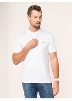 Lacoste Polo DH2050 Biały Regular Fit ze sklepu MODIVO w kategorii T-shirty męskie - zdjęcie 170269785
