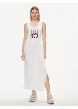 Liu Jo Sukienka dzianinowa VA4140 JS360 Biały Regular Fit ze sklepu MODIVO w kategorii Sukienki - zdjęcie 170269808