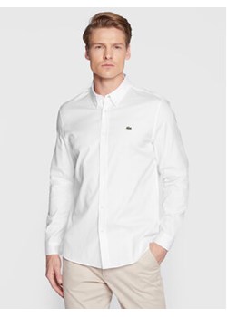 Lacoste Koszula CH1843 Biały Slim Fit ze sklepu MODIVO w kategorii Koszule męskie - zdjęcie 170269839