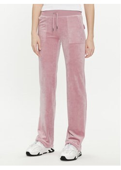 Juicy Couture Spodnie dresowe Del Ray JCAP180 Różowy Regular Fit ze sklepu MODIVO w kategorii Spodnie damskie - zdjęcie 170269925