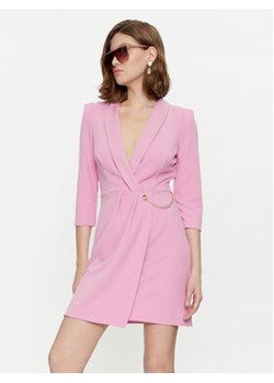Rinascimento Sukienka koktajlowa CFC0019381002 Różowy Regular Fit ze sklepu MODIVO w kategorii Sukienki - zdjęcie 170270079