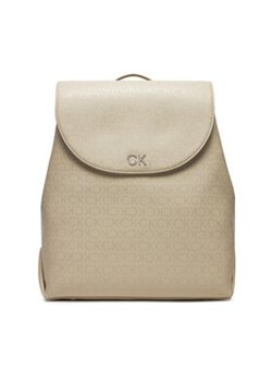 Calvin Klein Plecak Ck Daily Backpack_Epi Mono K60K611881 Beżowy ze sklepu MODIVO w kategorii Plecaki - zdjęcie 170270087