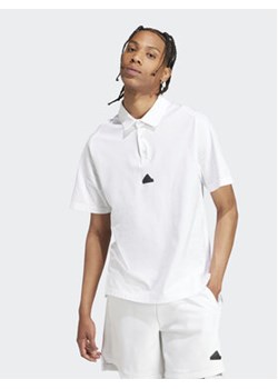 adidas Polo IJ6136 Biały Regular Fit ze sklepu MODIVO w kategorii T-shirty męskie - zdjęcie 170270127