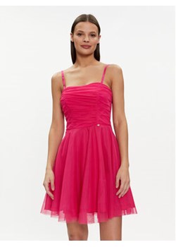 Rinascimento Sukienka koktajlowa CFC0117833003 Różowy A-Line Fit ze sklepu MODIVO w kategorii Sukienki - zdjęcie 170270515