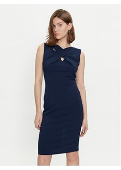 Rinascimento Sukienka koktajlowa CFC0118081003 Granatowy Slim Fit ze sklepu MODIVO w kategorii Sukienki - zdjęcie 170270528