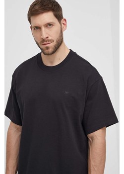 adidas Originals t-shirt bawełniany Adicolor Contempo Tee kolor czarny gładki HK2890 ze sklepu ANSWEAR.com w kategorii T-shirty męskie - zdjęcie 170270767