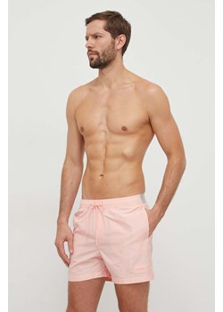 Calvin Klein szorty kąpielowe kolor różowy ze sklepu ANSWEAR.com w kategorii Kąpielówki - zdjęcie 170270967