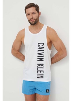 Calvin Klein t-shirt plażowy bawełniany kolor biały ze sklepu ANSWEAR.com w kategorii T-shirty męskie - zdjęcie 170271409