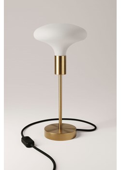 H & M - Metalowa Lampa Stołowa Z Porcelanową Żarówką - Złoty ze sklepu H&M w kategorii Lampy stołowe - zdjęcie 170274346