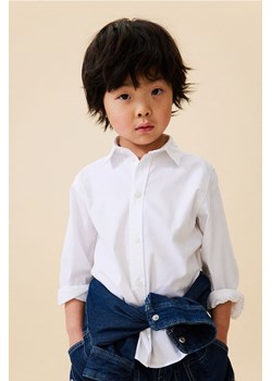 H & M - Bawełniana koszula - Biały ze sklepu H&M w kategorii Koszule chłopięce - zdjęcie 170274358