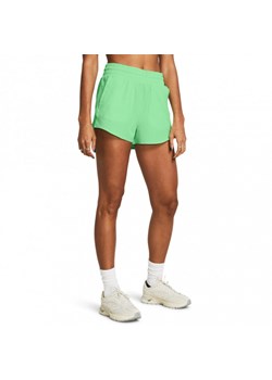 Damskie spodenki treningowe Under Armour UA Vanish 3in Short - zielone ze sklepu Sportstylestory.com w kategorii Szorty - zdjęcie 170278529