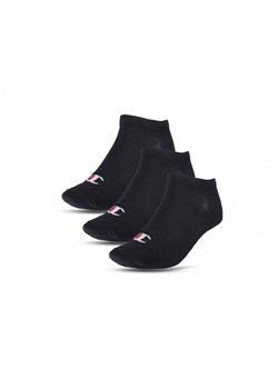 Skarpetki uniseks (3-pack) Champion Sneaker Socks - czarne ze sklepu Sportstylestory.com w kategorii Skarpetki damskie - zdjęcie 170278569