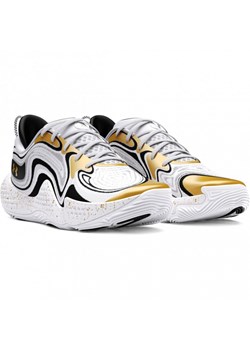 Buty do koszykówki uniseks Under Armour UA Spawn 6 - białe ze sklepu Sportstylestory.com w kategorii Buty sportowe męskie - zdjęcie 170278795