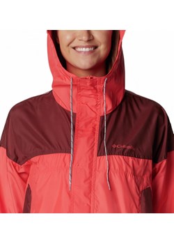 Damska kurtka przejściowa Columbia Women's Flash Challenger Cropped Windbreaker - koralowa ze sklepu Sportstylestory.com w kategorii Kurtki damskie - zdjęcie 170278867