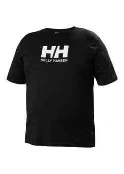 Męski t-shirt z nadrukiem Helly Hansen HH Logo T-Shirt - czarny ze sklepu Sportstylestory.com w kategorii T-shirty męskie - zdjęcie 170279085