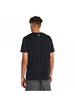 Męska koszulka do biegania Under Armour UA Launch Splatter SS - czarna ze sklepu Sportstylestory.com w kategorii T-shirty męskie - zdjęcie 170279488