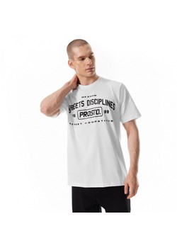 Męski t-shirt z nadrukiem Prosto Snorpy  - biały ze sklepu Sportstylestory.com w kategorii T-shirty męskie - zdjęcie 170279736