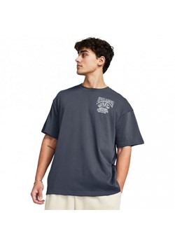 Męski t-shirt z nadrukiem Under Armour UA HW Record Breakers SS - szary ze sklepu Sportstylestory.com w kategorii T-shirty męskie - zdjęcie 170279906