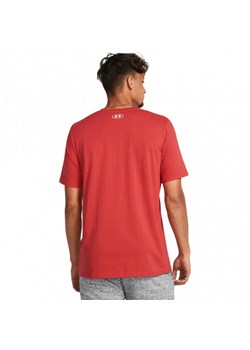 Męski t-shirt z nadrukiem Under Armour UA Sportstyle Logo Update SS - czerwony ze sklepu Sportstylestory.com w kategorii T-shirty męskie - zdjęcie 170279977