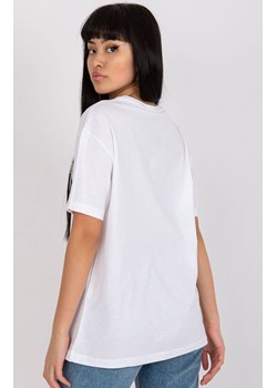 Biały t-shirt damski z dżetami HB-TS-3074.22, Kolor biały, Rozmiar L, HiB ze sklepu Primodo w kategorii Bluzki damskie - zdjęcie 170280736