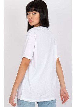 Biały t-shirt damski z nadrukiem HB-TS-3081.64P, Kolor biały, Rozmiar L, HiB ze sklepu Primodo w kategorii Bluzki damskie - zdjęcie 170280755