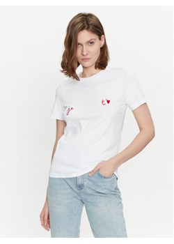 Marella T-Shirt Branca 2413971034 Biały Regular Fit ze sklepu MODIVO w kategorii Bluzki damskie - zdjęcie 170283165