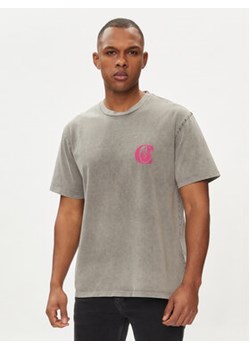 Just Cavalli T-Shirt 76OAHE06 Szary Regular Fit ze sklepu MODIVO w kategorii T-shirty męskie - zdjęcie 170283188