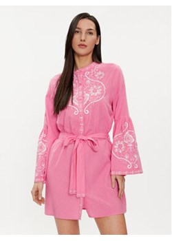Melissa Odabash Sukienka plażowa Everly Różowy Regular Fit ze sklepu MODIVO w kategorii Odzież plażowa - zdjęcie 170283225