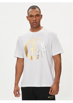 Just Cavalli T-Shirt 76OAHG05 Biały Regular Fit ze sklepu MODIVO w kategorii T-shirty męskie - zdjęcie 170283376