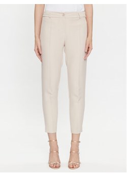 Maryley Spodnie materiałowe 24EB52Z/43GE Beżowy Slim Fit ze sklepu MODIVO w kategorii Spodnie damskie - zdjęcie 170283526