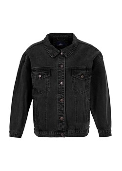 Damska kurtka dżinsowa oversize czarna ze sklepu WITTCHEN w kategorii Kurtki damskie - zdjęcie 170285228