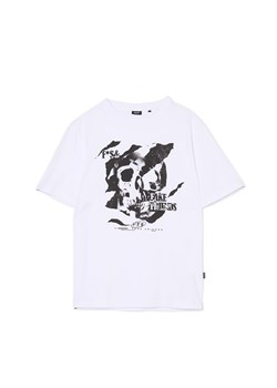 Cropp - Koszulka z nadrukiem - biały ze sklepu Cropp w kategorii T-shirty męskie - zdjęcie 170285716