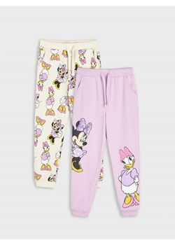 Sinsay - Spodnie dresowe Disney 2 pack - fioletowy ze sklepu Sinsay w kategorii Spodnie dziewczęce - zdjęcie 170287069