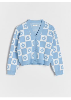 Reserved - Wzorzysty kardigan - wielobarwny ze sklepu Reserved w kategorii Swetry dziewczęce - zdjęcie 170288236