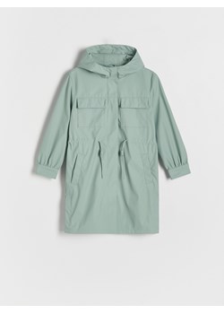 Reserved - Gumowany płaszcz - jasnozielony ze sklepu Reserved w kategorii Płaszcze dziewczęce - zdjęcie 170288379