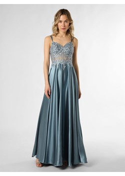 Luxuar Fashion Damska sukienka wieczorowa Kobiety niebieski jednolity ze sklepu vangraaf w kategorii Sukienki - zdjęcie 170288597
