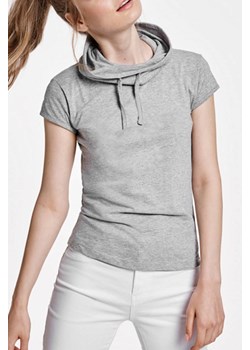 T-shirt LAURISA GREY ze sklepu Ivet Shop w kategorii Bluzki damskie - zdjęcie 170288745