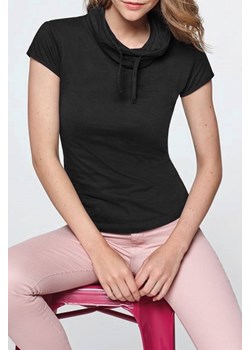 T-shirt LAURISA BLACK ze sklepu Ivet Shop w kategorii Bluzki damskie - zdjęcie 170288746