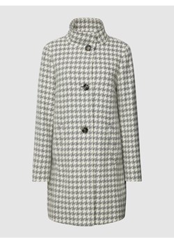 Krótki płaszcz z wzorem na całej powierzchni ze sklepu Peek&Cloppenburg  w kategorii Płaszcze damskie - zdjęcie 170289468