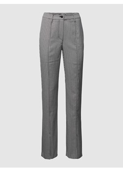 Spodnie materiałowe ze wzorem w pepitkę model ‘AUDREY’ ze sklepu Peek&Cloppenburg  w kategorii Spodnie damskie - zdjęcie 170290067